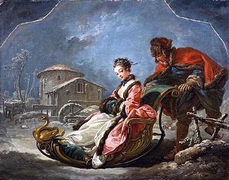 Francois Boucher Winter Sweden oil painting art